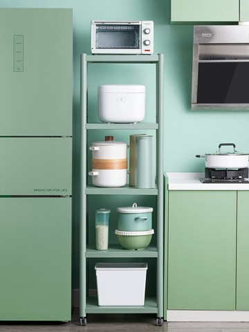 40/45cm窄夾縫收納架不銹鋼廚房冰箱置物架衛生間縫隙儲物柜子