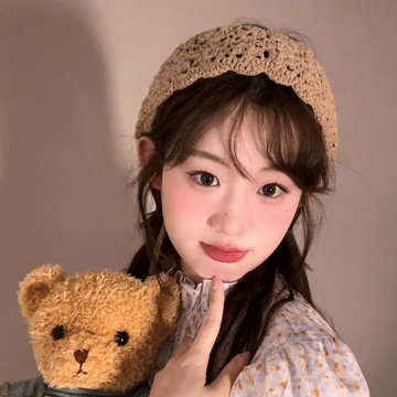 爆款直降價 髮帶頭飾 髮飾 髮繩 髮帶 髮束  純手工編織復古鏤空寬邊髮帶百搭蕾絲鉤花綁帶髮飾女外出氣質頭巾