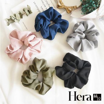 【HERA赫拉】 韓版素色彈力無縫大腸圈 五入組(顏色隨機)