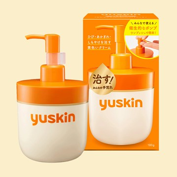【即期品7折】Yuskin 悠斯晶乳霜180g按壓瓶(可換補充包)26.06-贈柚花護手霜50g(26.01)