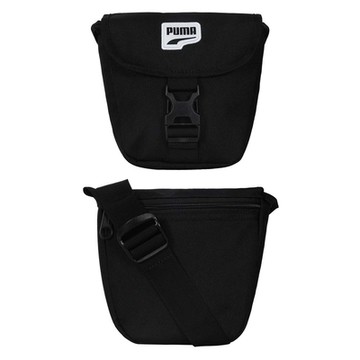 PUMA DOWNTOWN 側背小包-肩背包 旅行包 休閒包 09076301 黑白