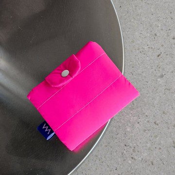Bubble wallet - Neon pink