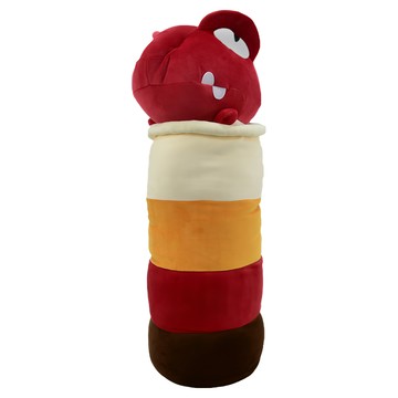 AllBeMine 歐比邁 暴龍軟綿綿圓柱型玩偶 柔軟舒適 居家裝飾 安全無毒  紅色  1個  70cm