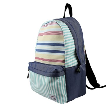 AMINAH-海洋條紋後背包