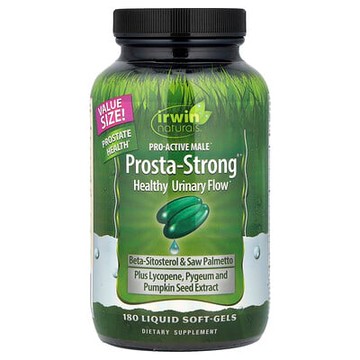 Irwin Naturals, Pro-Active Male， Prosta-Strong®，健康排尿功能，180 粒液體軟膠囊