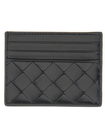 bottega veneta woven credit card holder