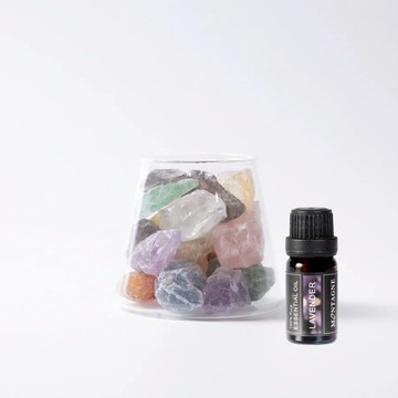 【Montagne】七彩晶｜富士山晶礦杯透明款（不贈杯蓋）｜薰衣草10ml_廠商直送