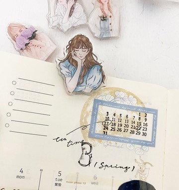 微醺滴膠夾手帳夾-4款