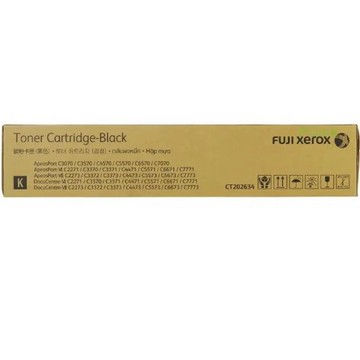 【FUJIFILM 富士軟片】CT202634 黑色原廠碳粉匣