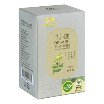 百香自然生態茶園 有機冬片烏龍茶 100%台灣茶葉  120g  1入  1盒