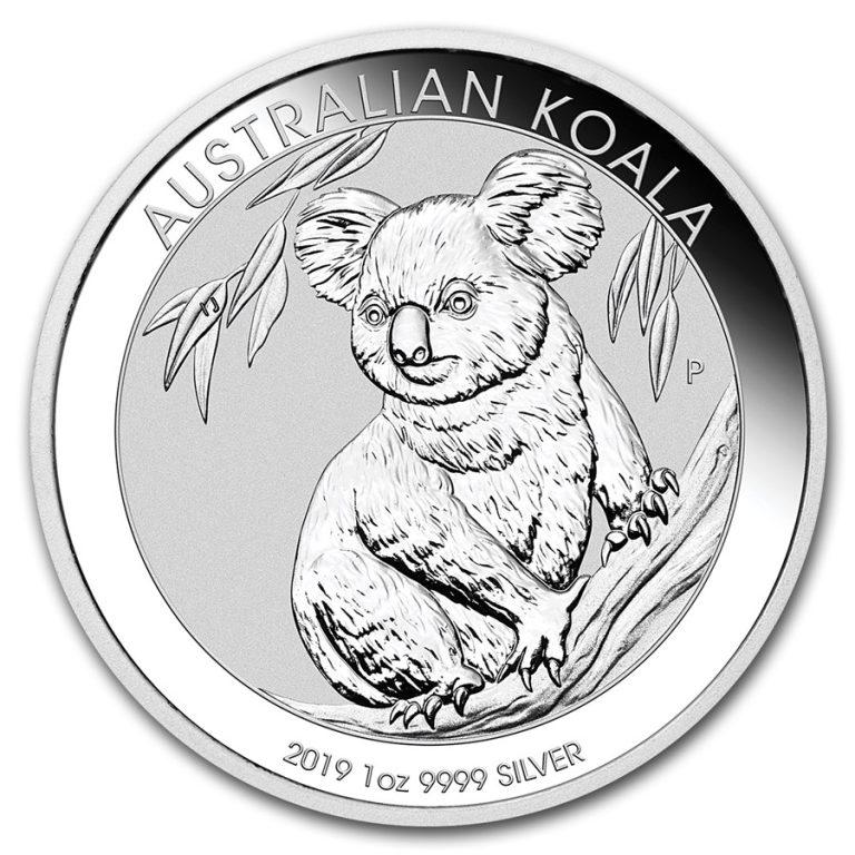 [保証書・カプセル付き] 2019年 (新品) オーストラリア「コアラ」純銀 オンス 銀貨