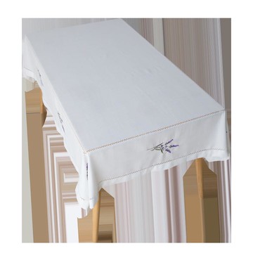 名創の坐墊北白色蕾棉麻桌桌布桌網ins生布小形正方形家用 雙11全館免運