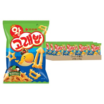 ORION 好麗友 鯨魚王脆餅  56g  24包