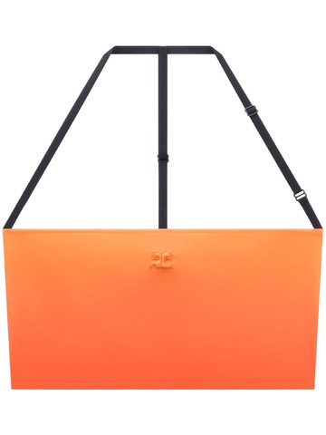 Courrèges - gradient-effect bandeau top - women - Elastane/Polyester - M - Orange