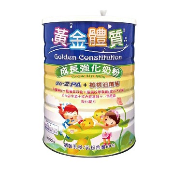 黃金體質 SN-2 PA+核桃油 成長強化奶粉 1600g*6罐 再送精美小玩具【德芳保健藥妝】