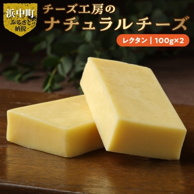 チーズ工房のナチュラルチーズ　レクタン100g×2