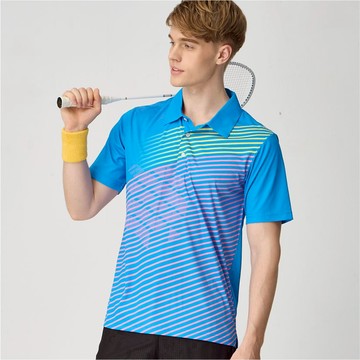 來自日本運動休閒領導品牌*下殺5折《SASAKI》抗紫外線排汗速乾功能運動短衫(鮮藍/豔黃)/624042