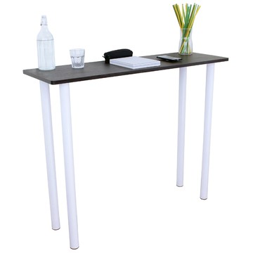 【頂堅】長方形吧台桌/高腳餐桌-寬120x深40x高98公分-三色可選素雅白色