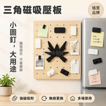 台灣出貨✨ 三面磁吸圖釘 辦公會議展示板 磁性貼白板 磁粒黑板教具 冰箱貼備忘錄 可重複使用留言板