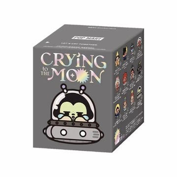 POPMART 泡泡瑪特 CRYBABY 哭娃 出走的月亮 坐坐系列 盲盒