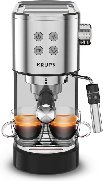 [4美國直購] KRUPS XP444C50 15-Bar Stainless Steel Espresso Coffee Maker
