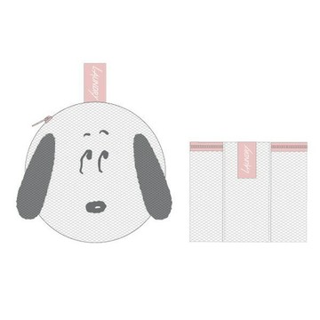 嘻嘻日貨🐾 現貨 日本限定 SNOOPY 史努比 圓形網狀 收納袋 洗衣袋 洗衣網