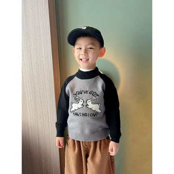 男童毛衣兒童針織衫2025春秋裝新款寶寶打底衫小男孩秋季洋氣內搭