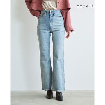 【ココディール】淺藍色小喇叭牛仔褲 O3U16207