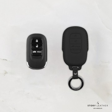 STORY LEATHER 【HONDA-O3】【車鑰匙皮套 巴掌紋黑】 Style HONDA-O3