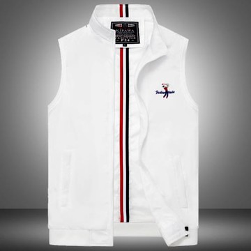 春秋季新品高爾夫男士馬甲運動外套立領防風速干簡約百搭無袖坎肩