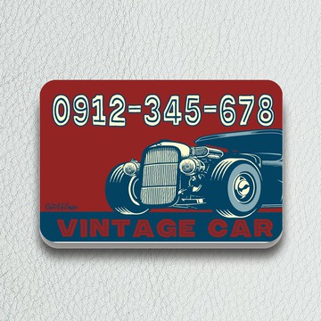 復古老爺車|送人自用|汽車路邊臨停神器|暫停臨時停車牌|CPK31