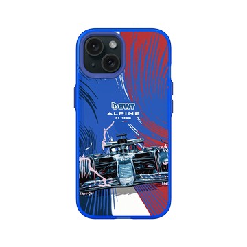iPhone 15 Clear 激光藍 - Alpine - BWT Alpine Formula One Team A524 France