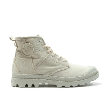 【PALLADIUM】Pampa Hi Re Generate 男女 白色 高筒 有機棉 帆布 休閒鞋 79128180