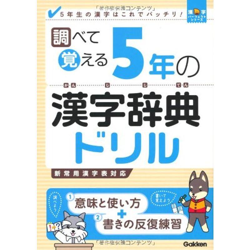 調べて覚える5年の漢字辞典ドリル?5年生の漢字はこれでバッチリ (漢字パーフェクトシリーズ)