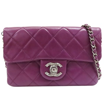 CHANEL 香奈兒 紫色 羊皮 Mineral Nights 銀釦 【二手名牌BRAND OFF】
