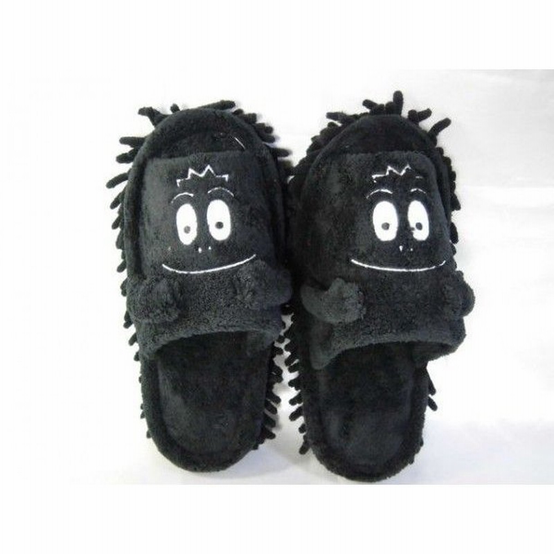 モップスリッパ 洗える バーバパパ ブラック ｂｋ 黒 お掃除スリッパ キャラクター ルームシューズ モップ付き 室内履き かわいい おしゃれ 通販 Lineポイント最大0 5 Get Lineショッピング