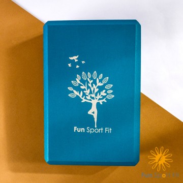 FunSport fit 春風春樹 瑜珈練習磚-60度-瑜伽磚 (2入)