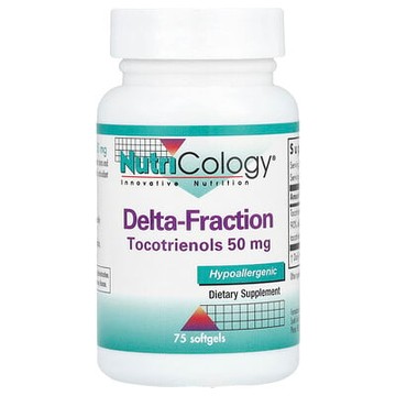 Nutricology, δ-Fraction，生育酚類，75 粒軟膠囊（每粒軟膠囊 50 毫克）