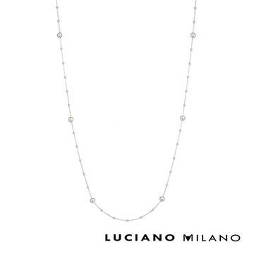 LUCIANO MILANO 歌愛純銀項鍊(銀色)