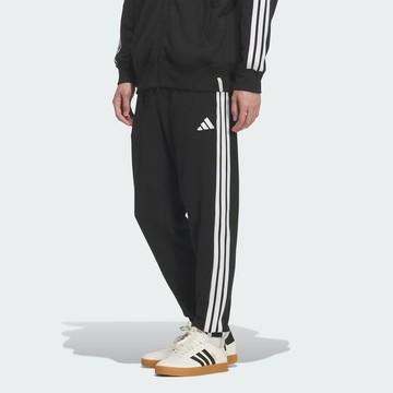 ADIDAS 男 長褲 黑 Es+ 3s Ft Pants 運動長褲 黑 白 KF3721【樂買網】
