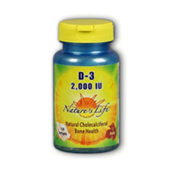 Vitamin D3 Cholecalciferol 120 caps by Natures Life