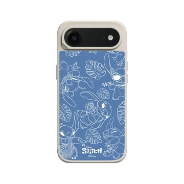 iPhone Air SolidX 貝殼灰 - 迪士尼-史迪奇 Disney Stitch - 夏威夷系列-線稿