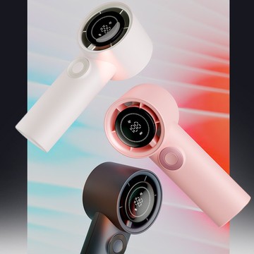 SanHuo/參活 AirFlow AF01舒適大風量手持循環風扇附吊繩 可上飛