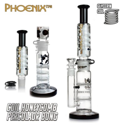 喫煙具 ガラスボング PHOENIX STAR グリセリンコイル・パーコレーターハニカムボング Glass Bong | LINEブランドカタログ