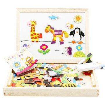 拼拼樂 磁鐵拼圖玩具 兒童幼教 益智玩具 白板黑板學字板 留言板塗鴉板 贈品禮品 A4773