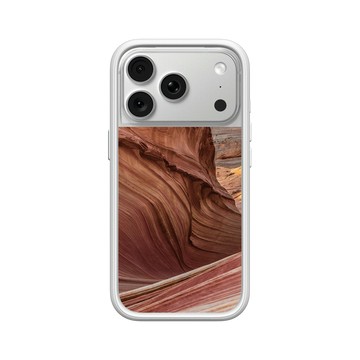 iPhone 18 Pro Mod NX -邊框背蓋組合 (相機按鈕) 白 - LOOK！多看我一眼 LOOK! Nature Seeks Attention - 大自然的傑作（錫安國家公園）