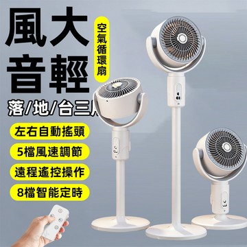 6小時出貨 靜音循環扇 落地風扇 立扇 大功率涼風扇 靜音風扇 立扇 循環扇 節能扇 渦流空氣循環扇 遠程遙控