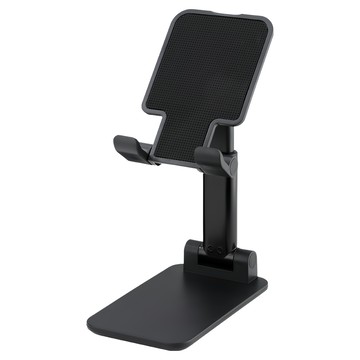 RONEVER 折疊式手機伸縮支架  黑色  1個