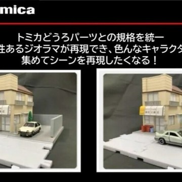 【東海模型】Tomica Premium Unlimited 頭文字D 藤原豆腐店 場景組