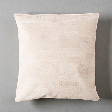 Talawa Cork 軟木皮革抱枕套 (白色)